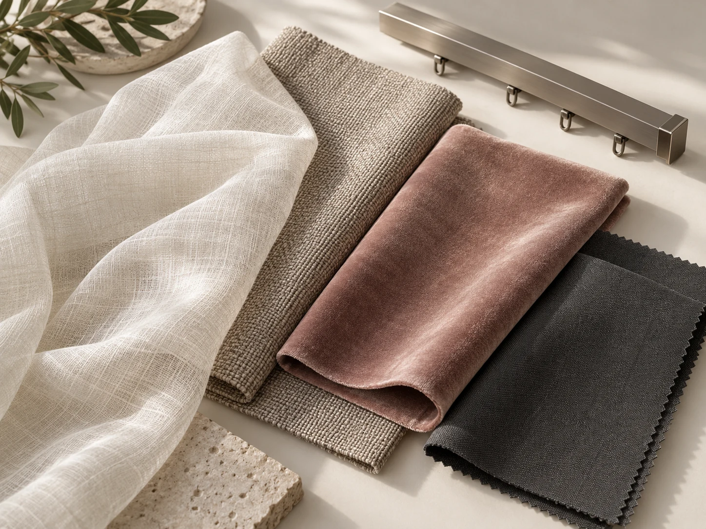 Curtain Fabrics & Tracks